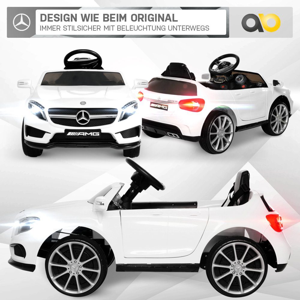Elektrické autíčko Actionbikes Motors pro děti, Mercedes GLA 45 AMG s licencí, věk 3-5 let, nosnost 30 kg, (1 kus), dětská hračka - elektrické vozidlo 3-6 km/h - s dálkovým ovládáním