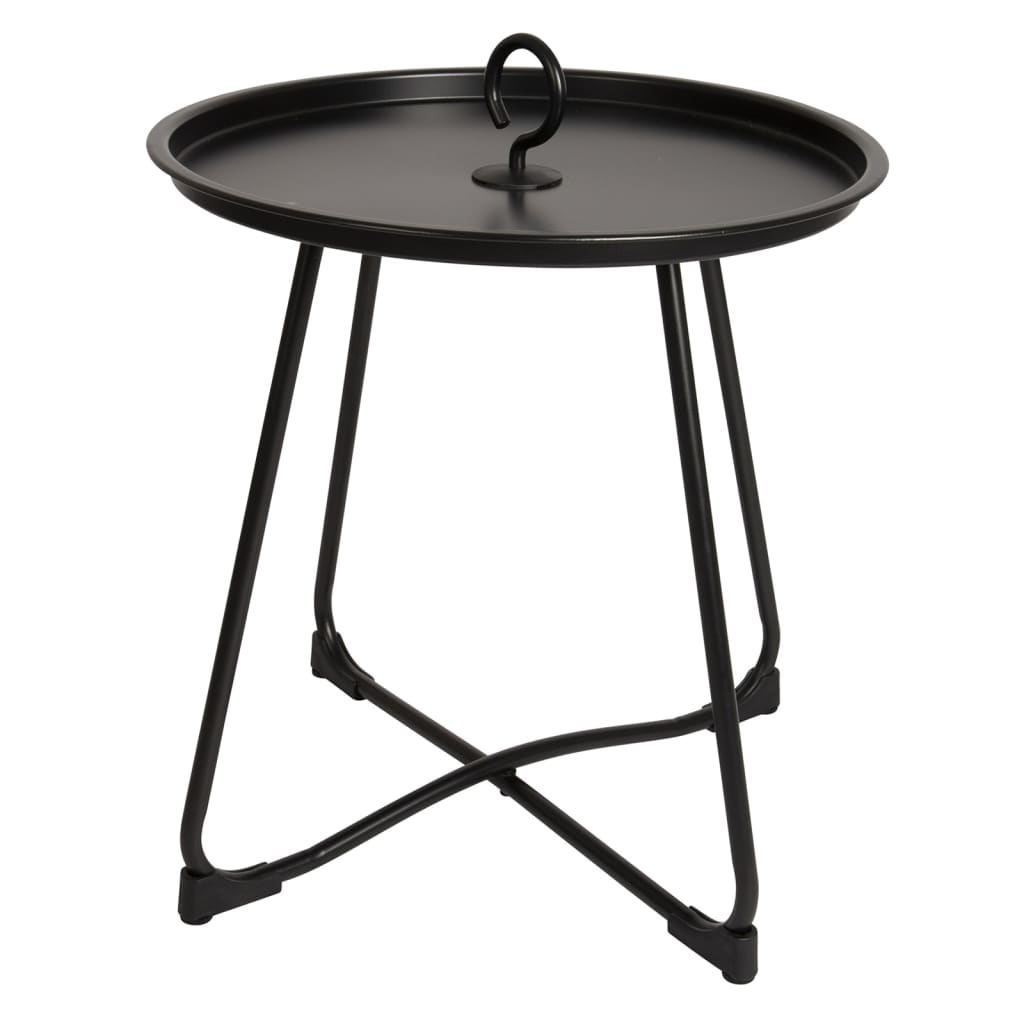  Mesa lateral de camping Palmetto em aço, 45x44 cm, Bo-camp