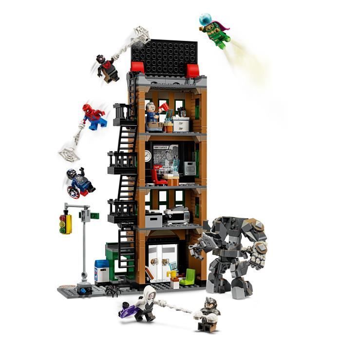 LEGO | Marvel 76342 Spider-Man contro Mysterio: The Daily Bugle - Giocattolo per bambini dai 10 anni in su - Robot