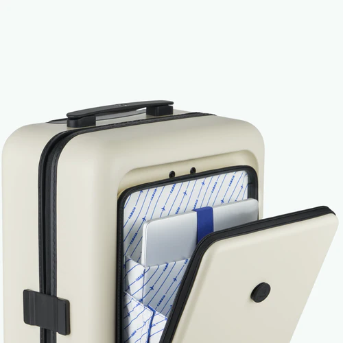Cabaia JFK resväska med fyra hjul, CPH beige påse