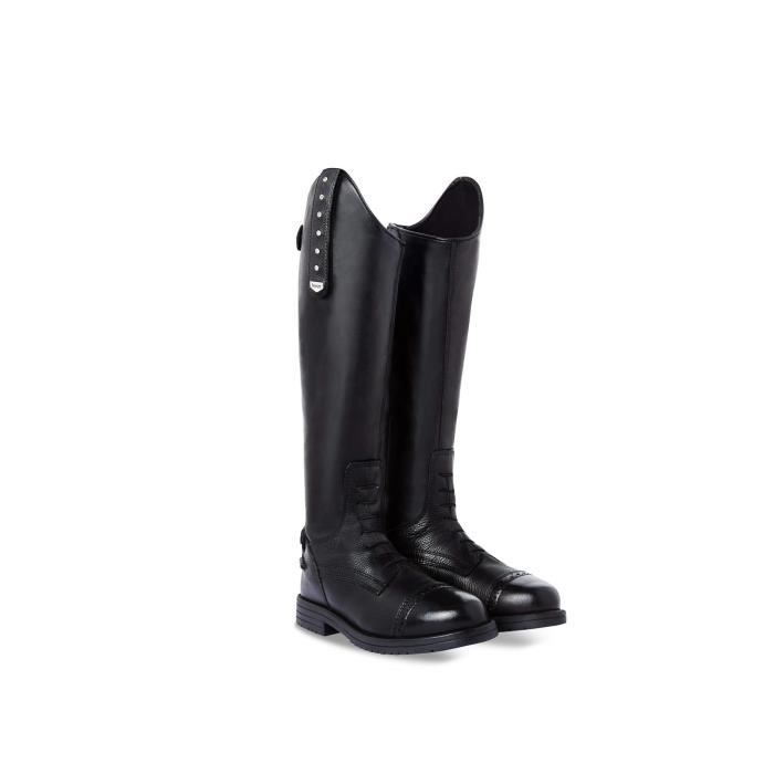 Stivali da equitazione per bambini Horze Portland con cristalli - neri - taglia 38