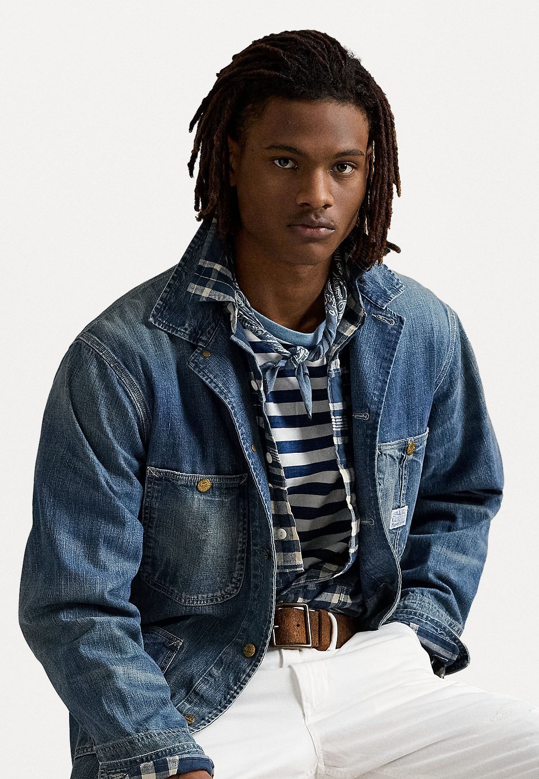 Giacca in denim stile utility di Polo Ralph Lauren - Giacca in denim - prudenza