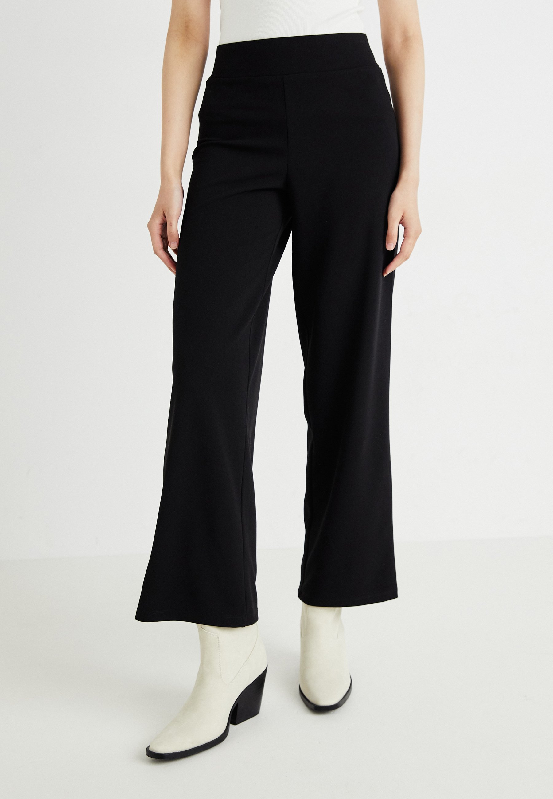 Pantaloni a gamba larga Gina Tricot JENNA - Pantaloni - neri