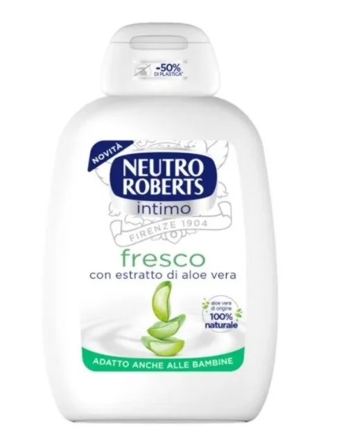 NEUTRO ROBERTS Neutro Roberts Intim-Reinigungsgel 200 ml mit 100 % natürlichem Aloe-vera-Extrakt