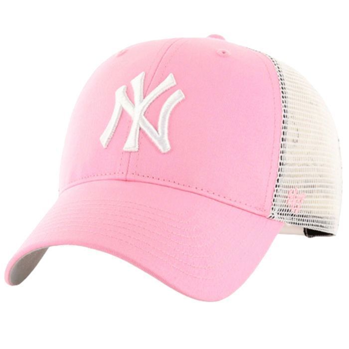 Casquette pour filles - 47 Brand - New York Yankees Branson - Rose - Polyester - Été