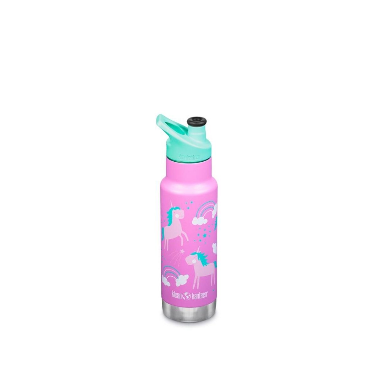 Botella Infantil Klean Kanteen Insulated Kid Classic De 12oz Con Tapón Sport Cap