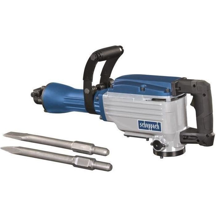 SCHEPPACH AB1600 sloophamer - 1600W, 50 joules, 2 beitels en metalen koffer