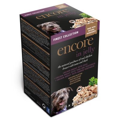 x 150 g/100 g Encore Nassfutter für Hunde – 4 + 1 gratis!*
