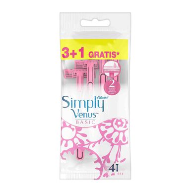 Gillette Lâminas Descartáveis Depilação Simply Venus 2      4 un 4 un