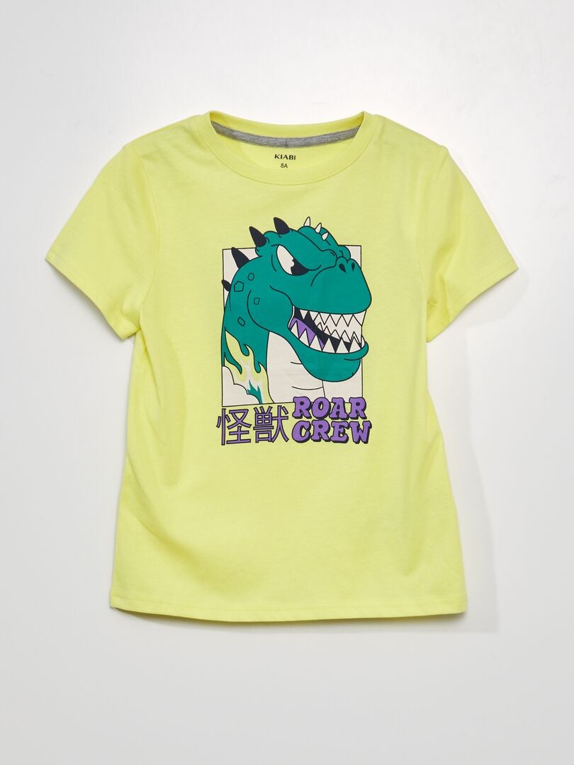 Camiseta estampada - AMARELA