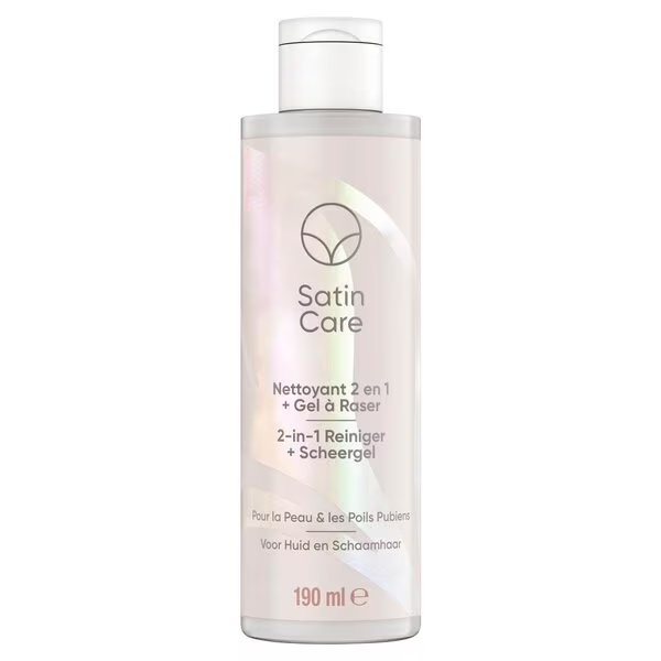 Gillette Venus Satin Care Skin & Pubic Hair 2-u-1 gel za čišćenje i brijanje 190ml