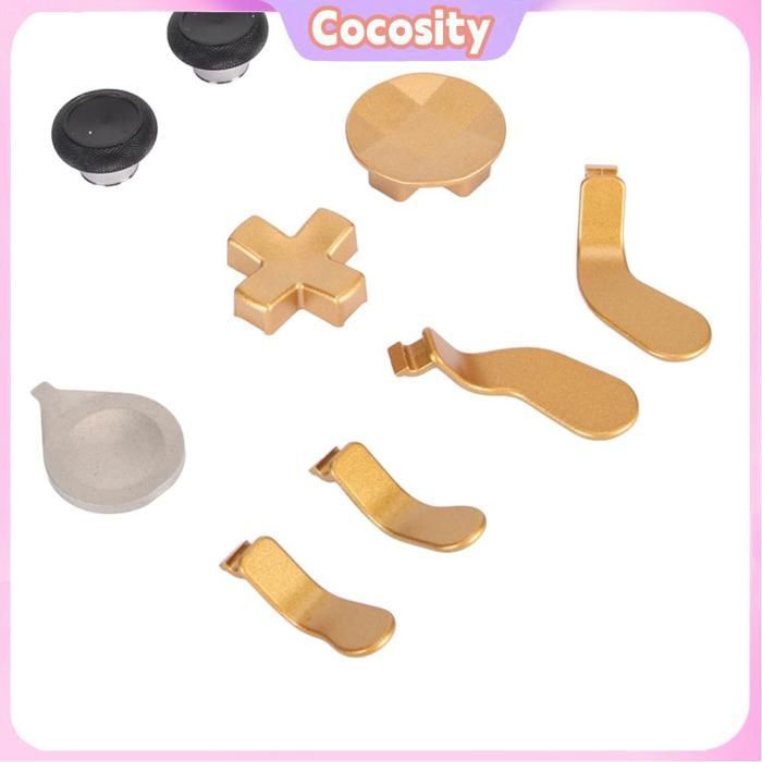 Kit de repuesto para pulgar Cocosity, kit magnético de metal para proyector de vídeo, negro/dorado