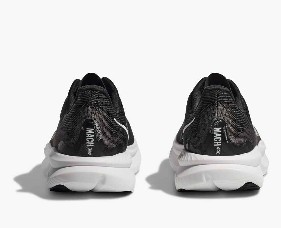 HOKA Mach 6 Zwart/Wit