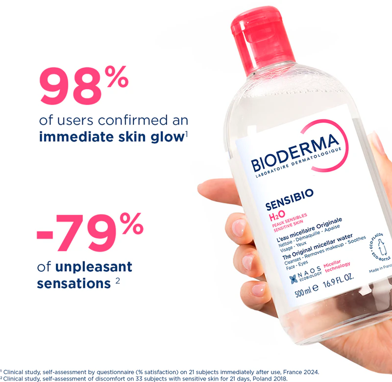 Bioderma Sensibio H2O micellair water voor de gevoelige huid met dispenser