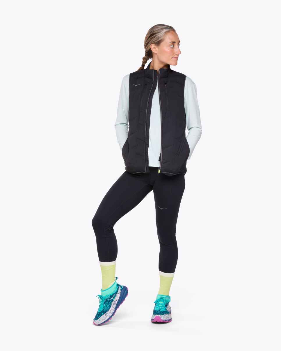 HOKA Colete Skyfill Run Preto