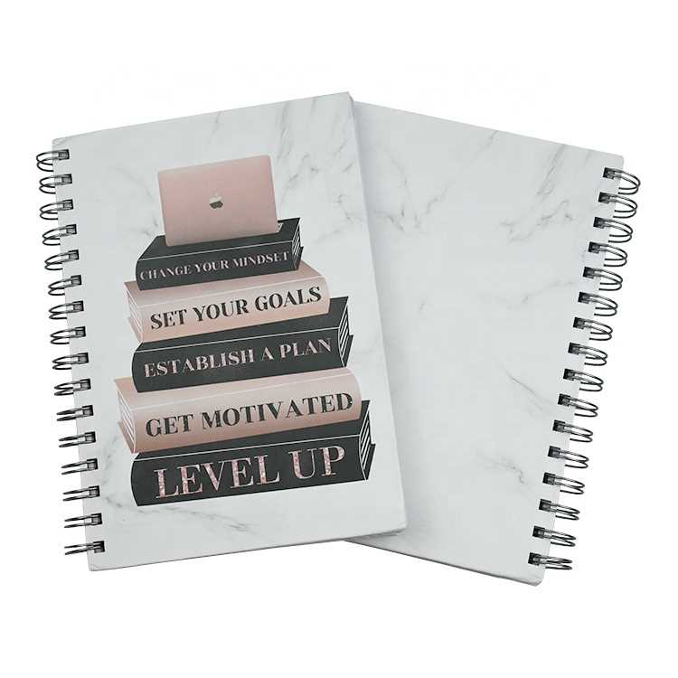 Quaderno/Agenda a spirale personalizzato, creativo e di dimensioni personalizzate.
