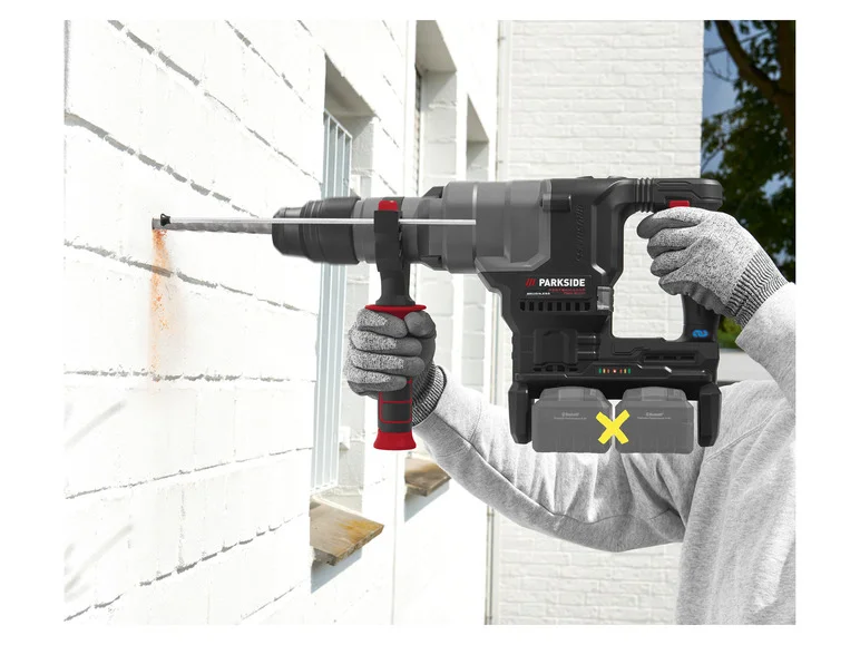 Combinação PARKSIDE PERFORMANCE® Marteau sem 10J 40V