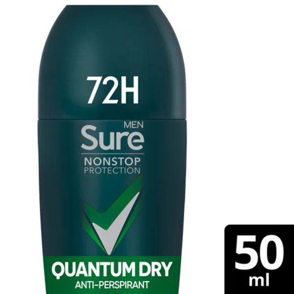 Deodorante antitraspirante roll-on Sure Men Nonstop Quantum 50 ml