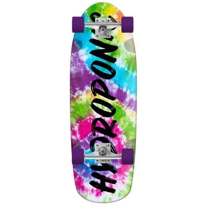 Skate cruiser - HYDROPONIC - Rounded Tie Dye 30 - Blanc - 4 roues - Pour enfants à partir de 6 ans