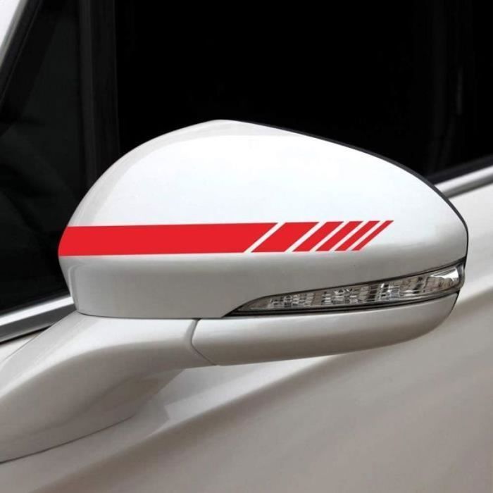 Pegatinas para coche - ZGEER - Juego de 6 - Rojo - Vinilo - Decoración para coche - PERSONALIZACIÓN DE VEHÍCULOS