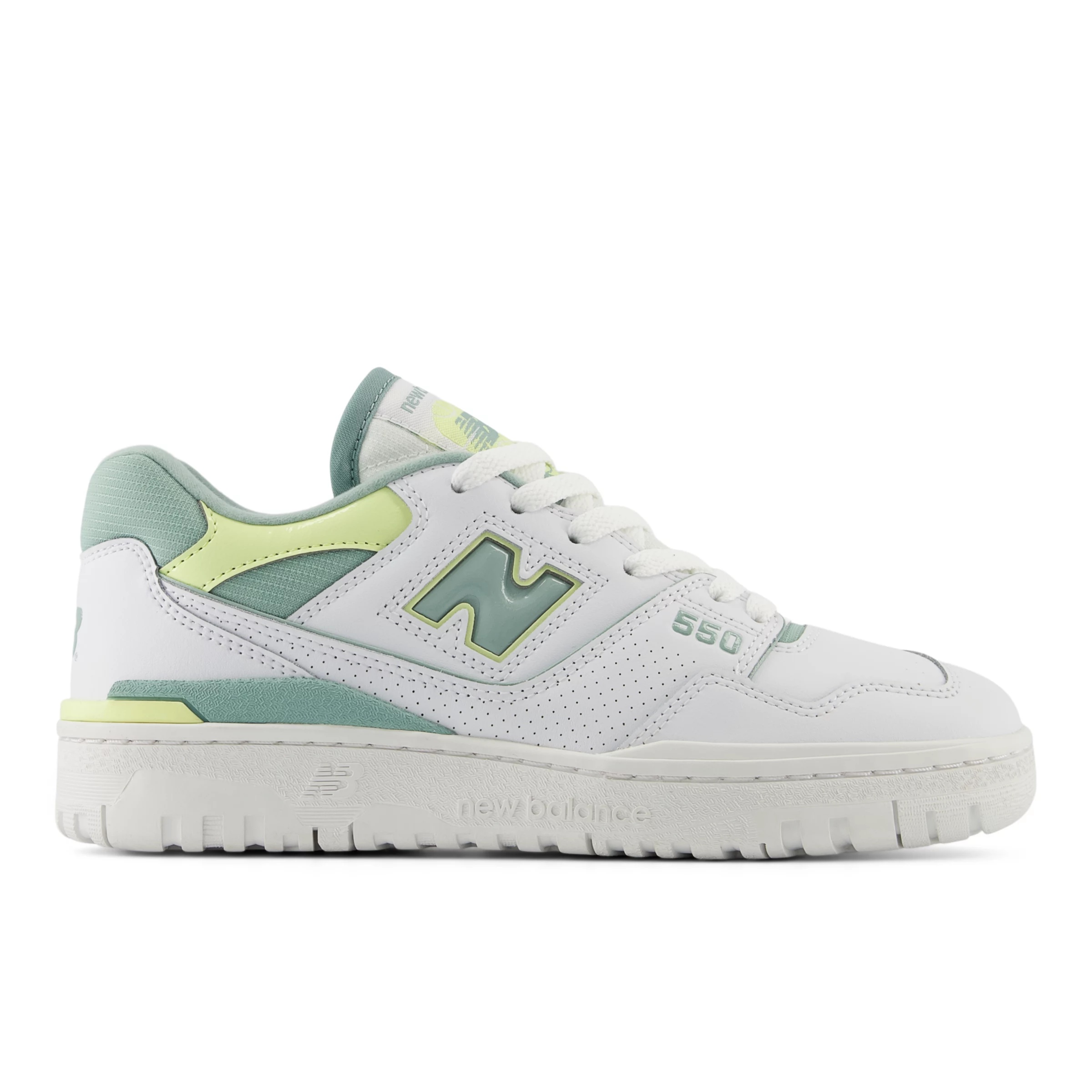 550 White con Salt Marsh e Limelight
