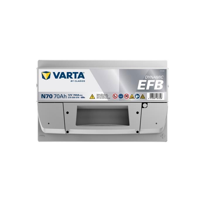 VARTA N70 Car Battery (+ right) 12V 70AH 760A