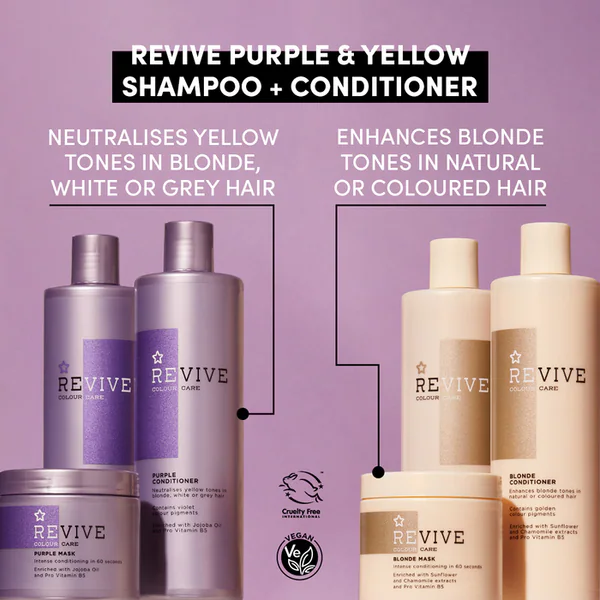 Champú morado Revive de Superdrug 400 ml