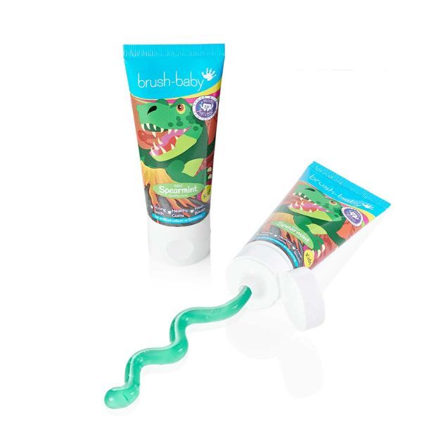 Dětská zubní pasta Brush Baby Mild Spearmint Dinosaur 50 ml