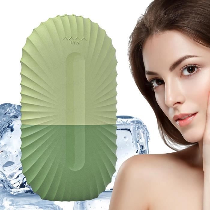 Ice Roller, Rouleau De Glace Pour Massage Facial, Ice Roller Visage Massage, Massage De La Glace Pour Les Yeux Réutilisable-Green.