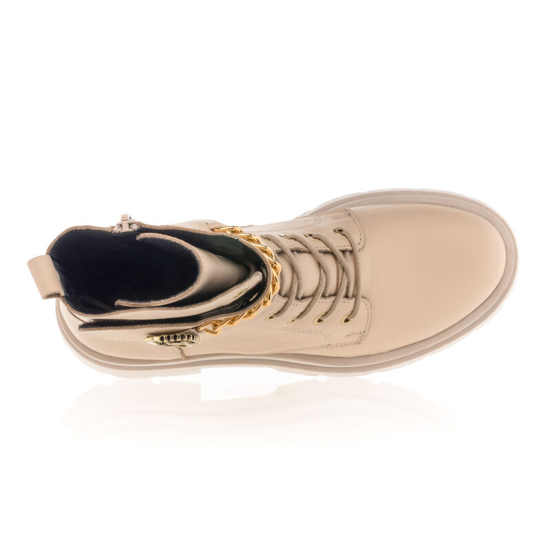 Beige dameslaarzen / enkellaarzen