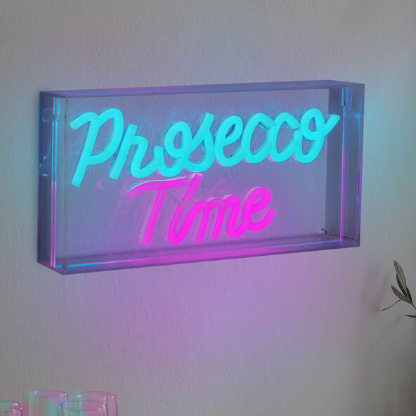 LED-Schild Prosecco Time