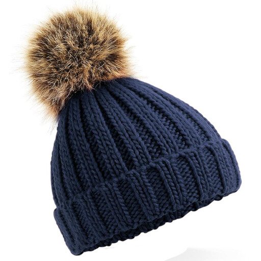  Gorro Beechfield Knit Tentative com borla