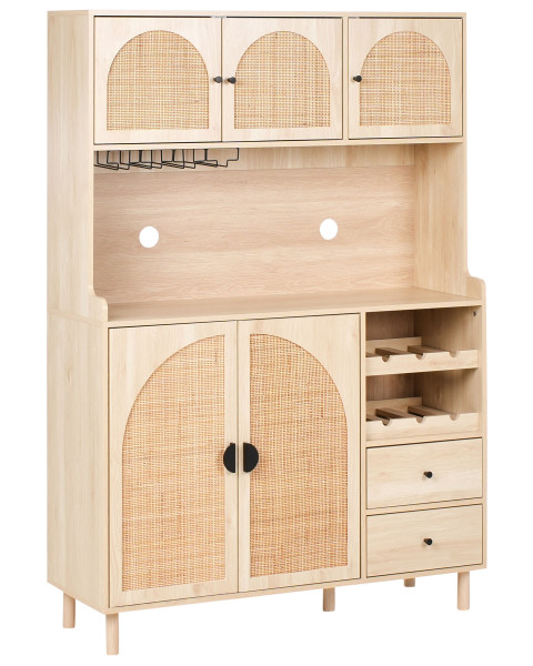 Kredens CAMPBELLTON 120 cm Jasnobrązowy