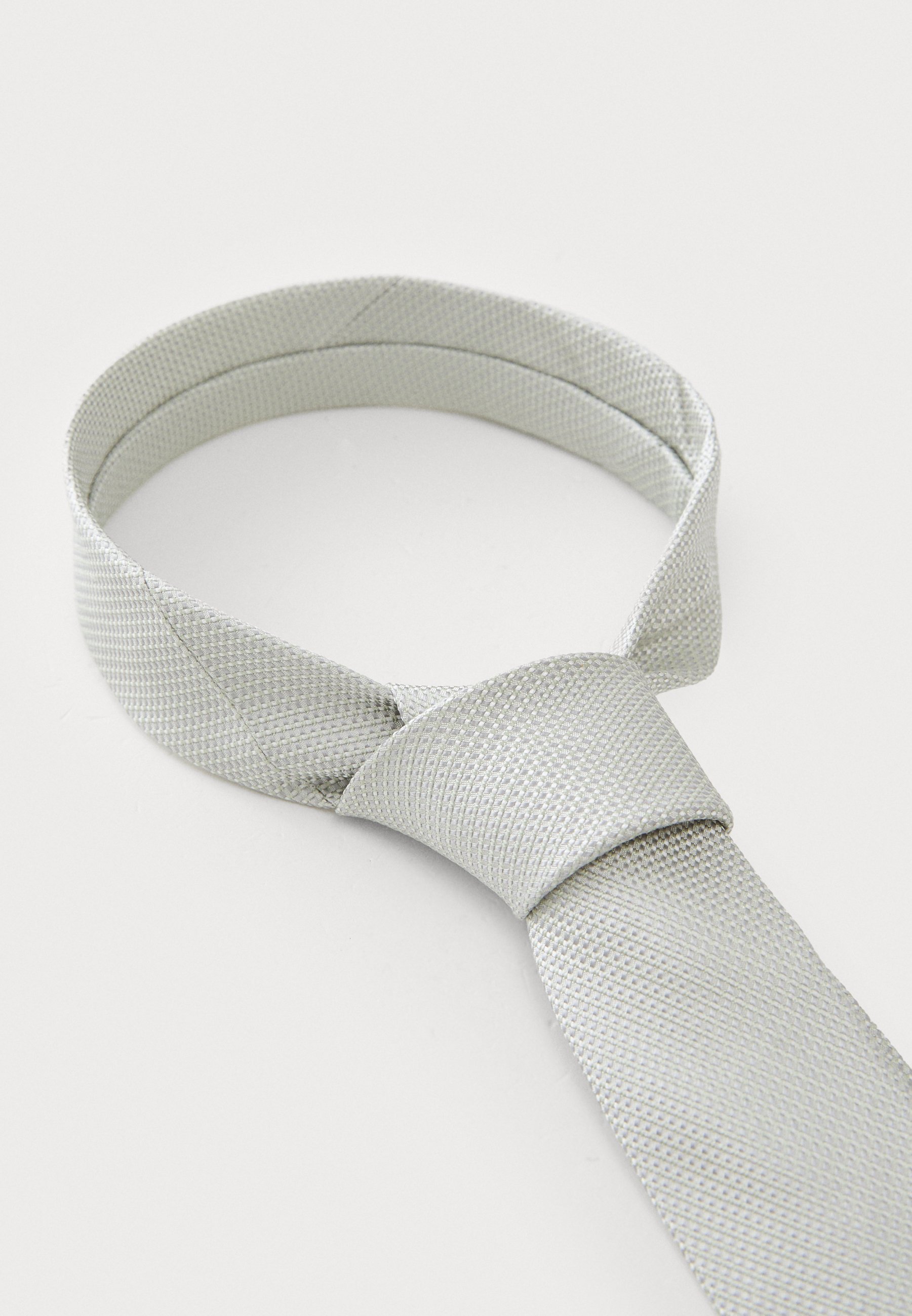 Calvin Klein SEVERN TEXTURED SOLID - Krawat - oliwkowy