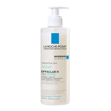 La Roche-Posay Effaclar H IsoBiome čisticí krém na obličej a tělo 390 ml