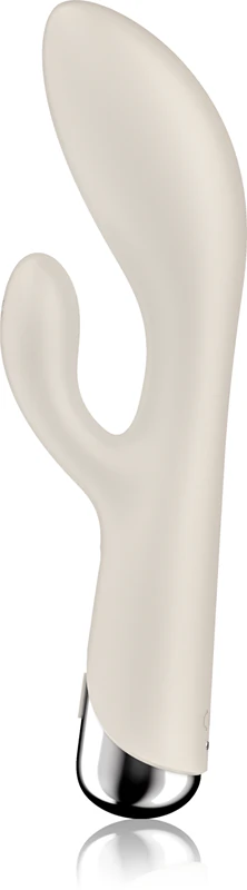 Vibrador Satisfyer Spinning Rabbit 1 com eixo rotativo e estimulador clitoriano.