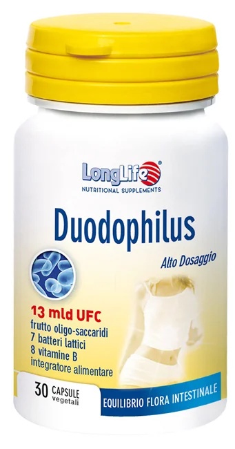LONG LIFE LongLife Duo Dophilus Voedingssupplement met bacteriële flora 30 capsules Immuunsysteem