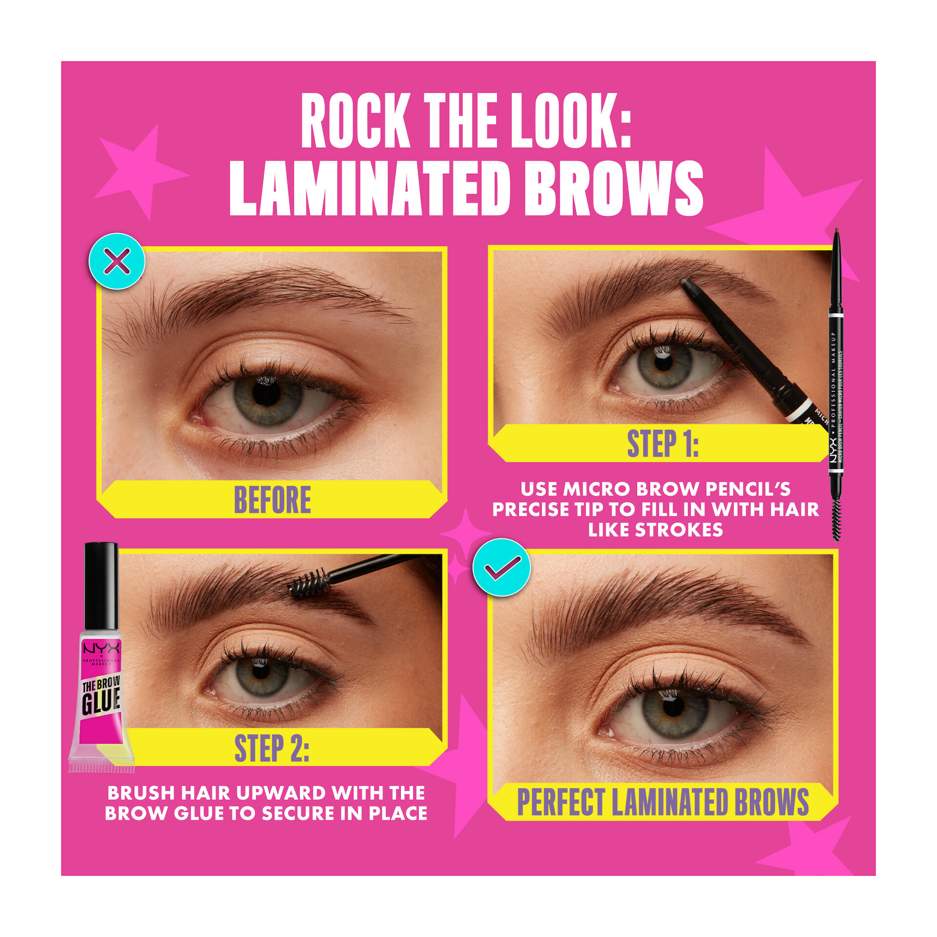 Micro Brow Pencil Hammusbarna - NYX Professional Makeup
