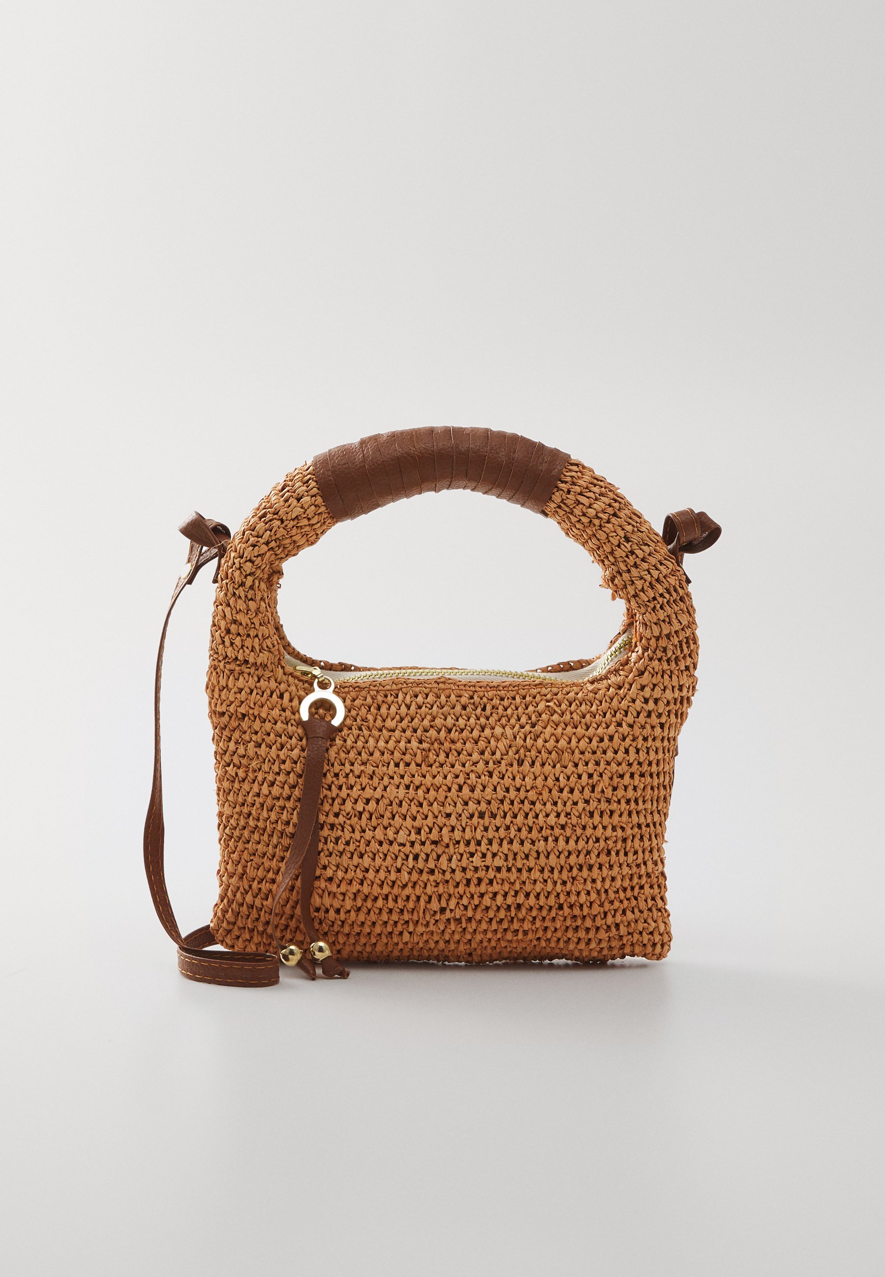 Sac à main bandoulière Sensi Studio Mini - Beige uni/camel