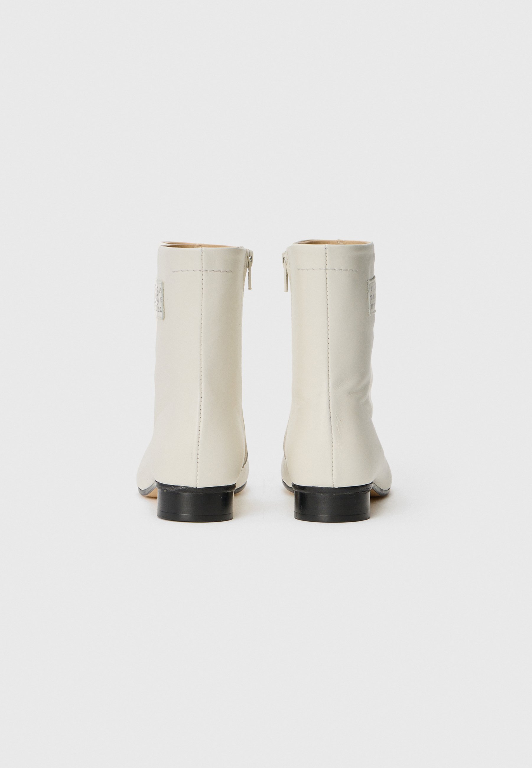 MM6 Maison Margiela Classic enkellaarsjes - gebroken wit