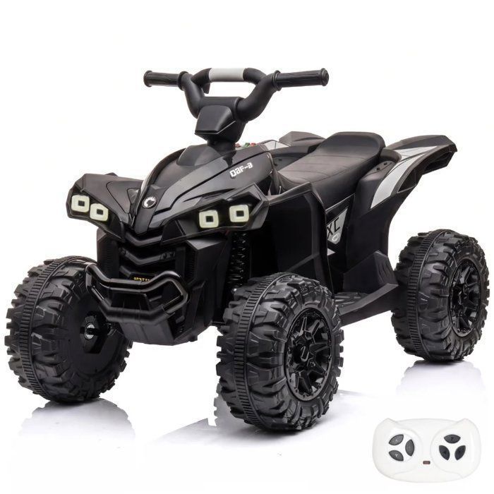 Quad eléctrico infantil Vrooomy XC-Sport - Control remoto parental de 2,4 GHz - Batería de 12 V - Ruedas todoterreno