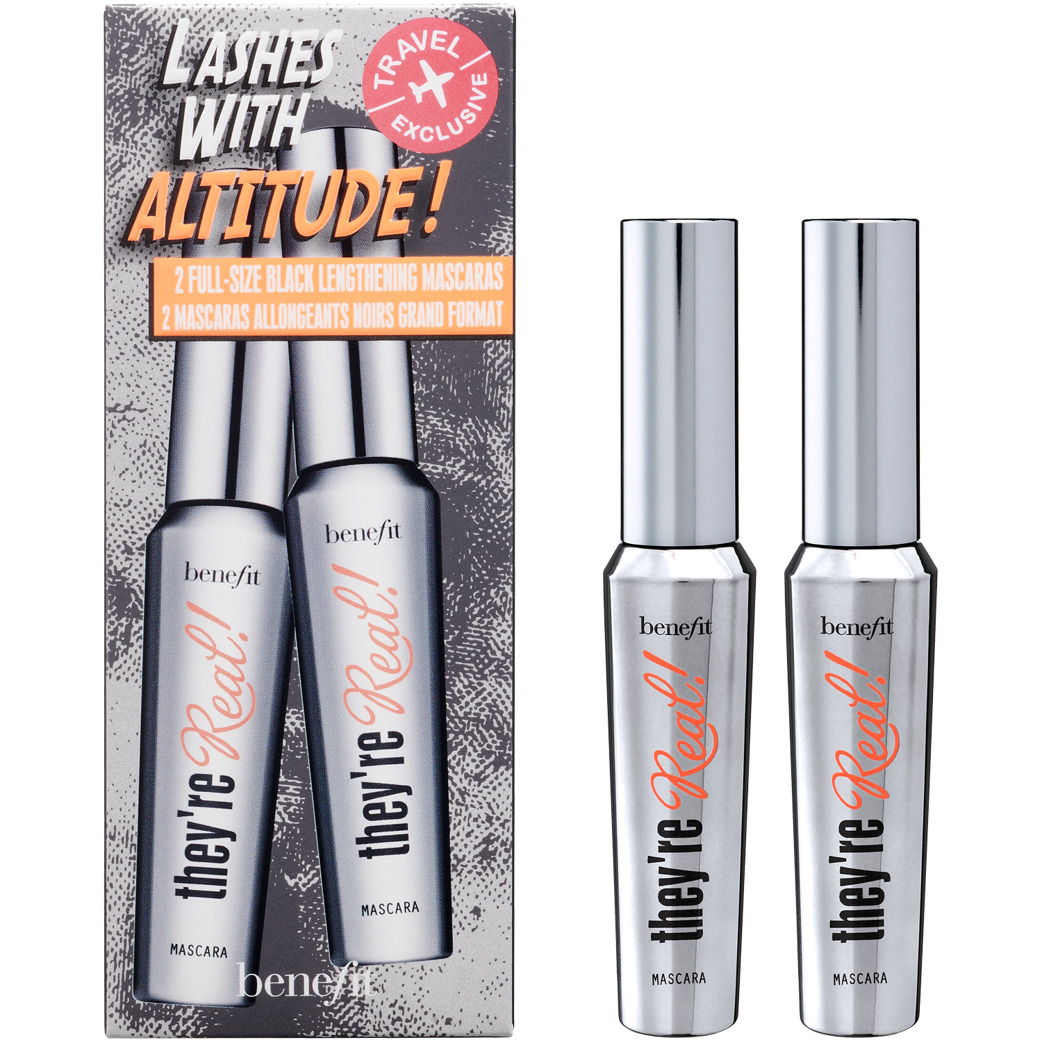 Cestovní sada Benefit Lashes With Altitude