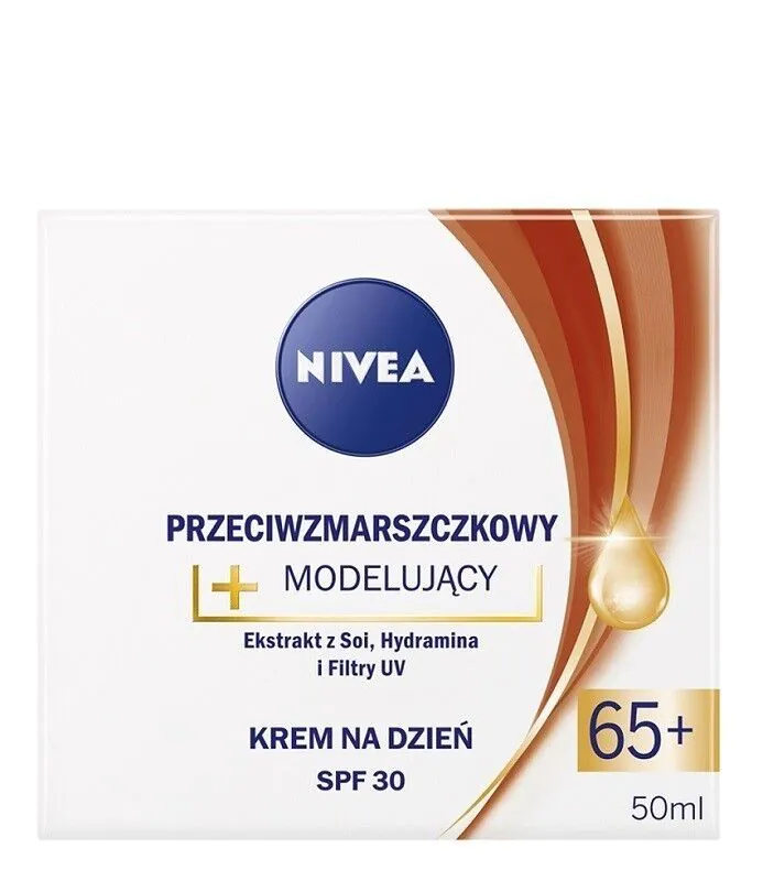 Nivea Przeciwzmarszczkowy + modelujący Krem na dzień SPF30 65+
