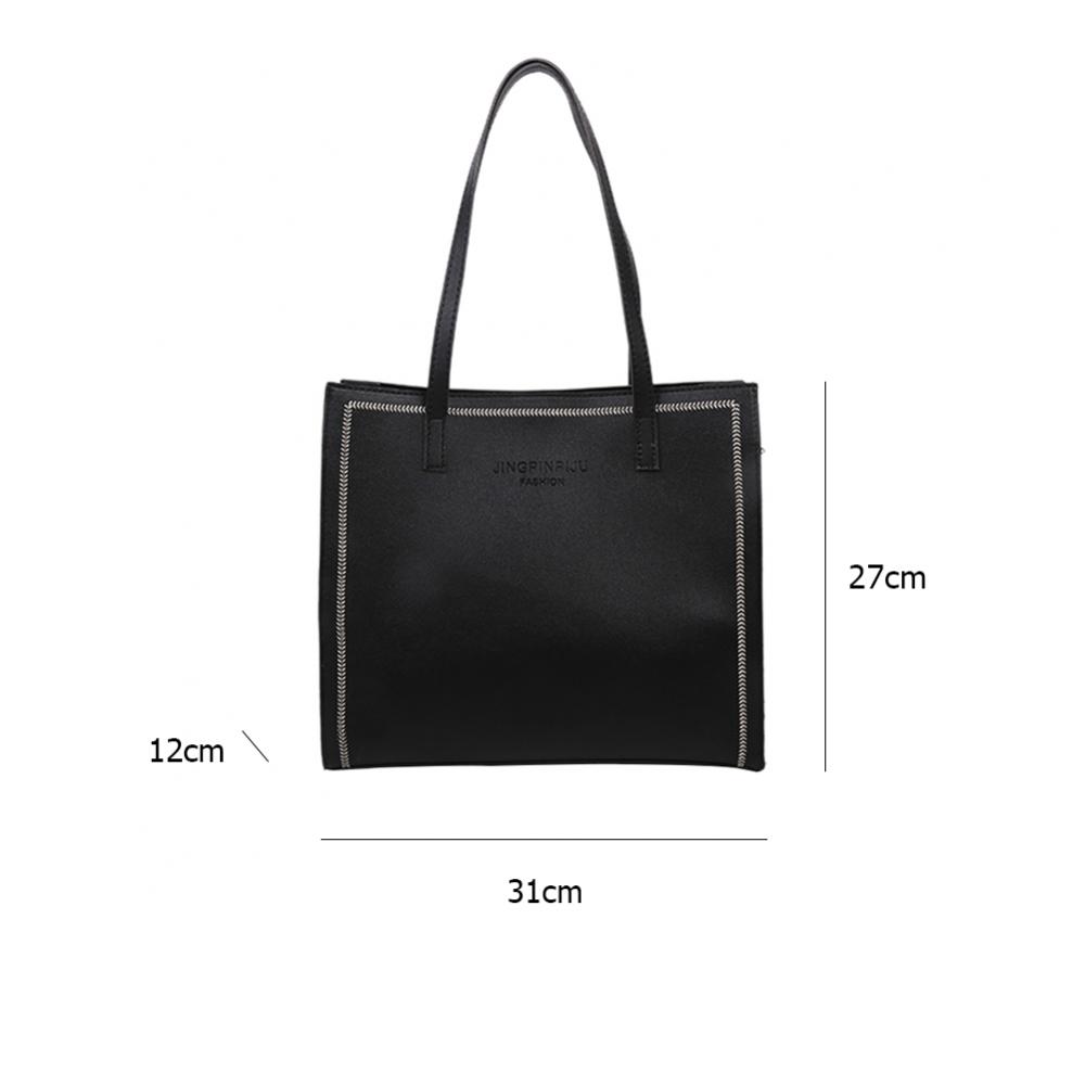 Sac bandoulière femme tendance en cuir PU à motif treillis, idéal pour les courses, les voyages d'automne et d'hiver, avec poignée supérieure.