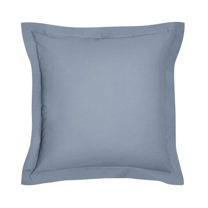 Funda de almohada TODAY Essential - 63 x 63+5 cm - 100% algodón liso - Denim