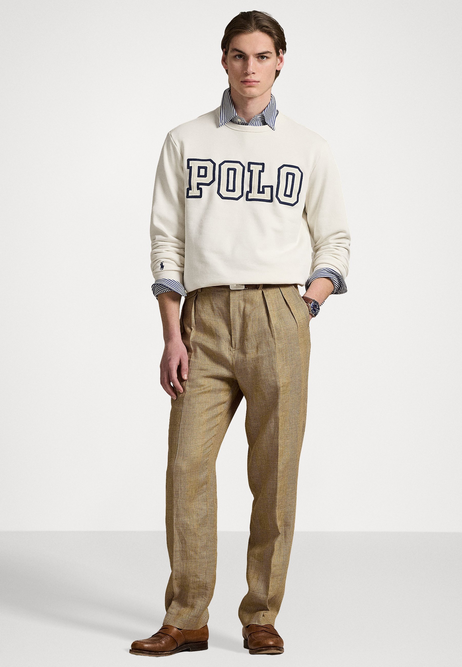 Mikina s kapucí Polo Ralph Lauren Logo Fleece - Mikina - nevis