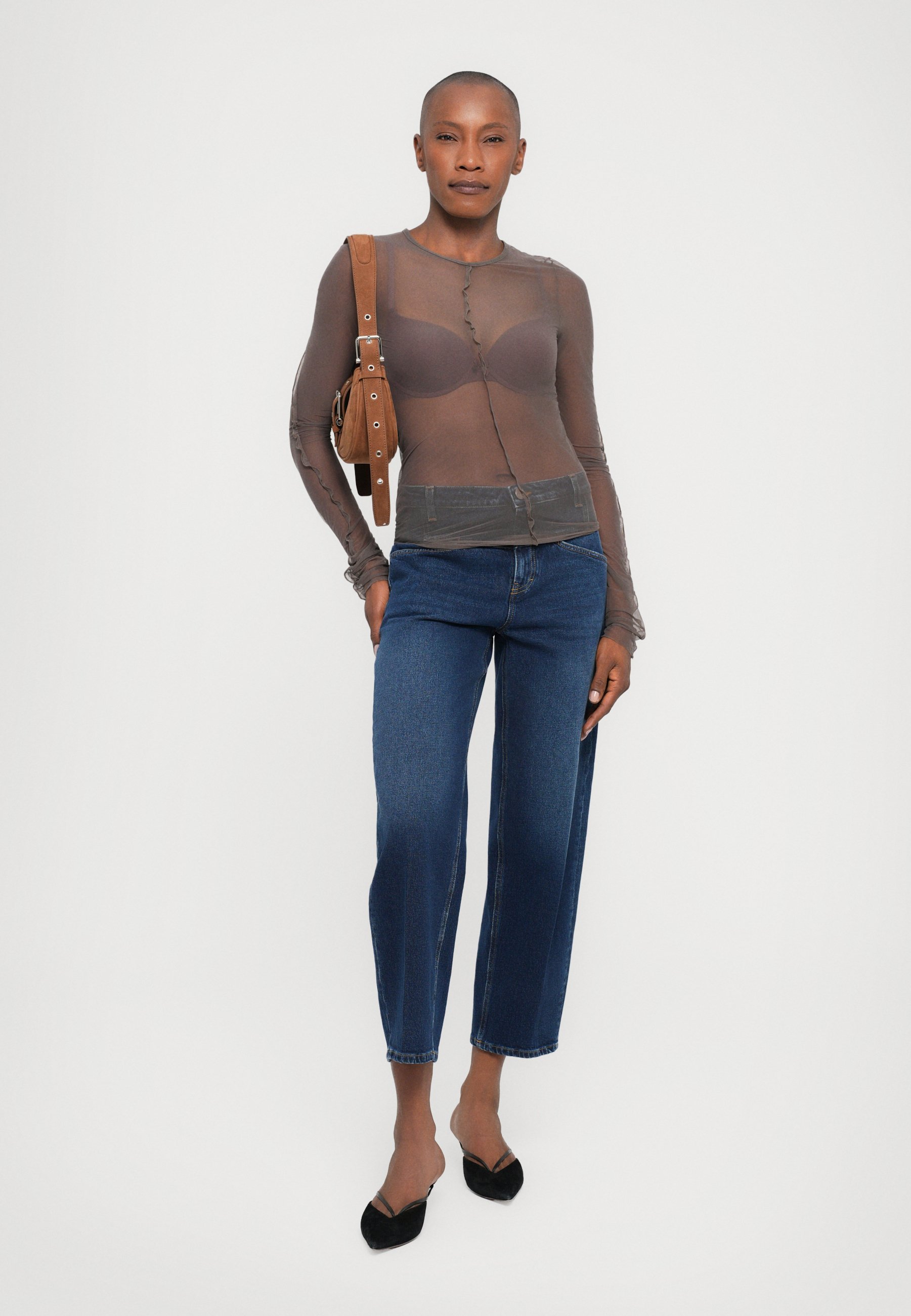 Ioannes LONG SLEEVE - Top met lange mouwen - cacao