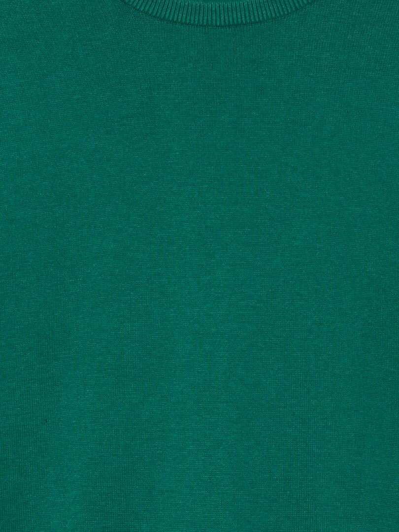 Trui met ronde hals - GROEN