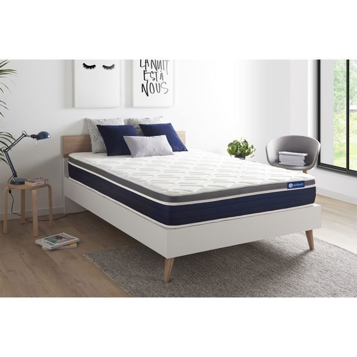 Materasso Actilatex Comfort in lattice e memory foam, 160x200 cm