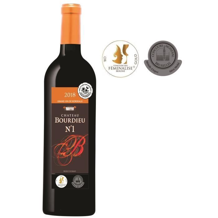 Château Bourdieu N°1 2018 Blaye Côtes de Bordeaux - Vino Tinto Burdeos